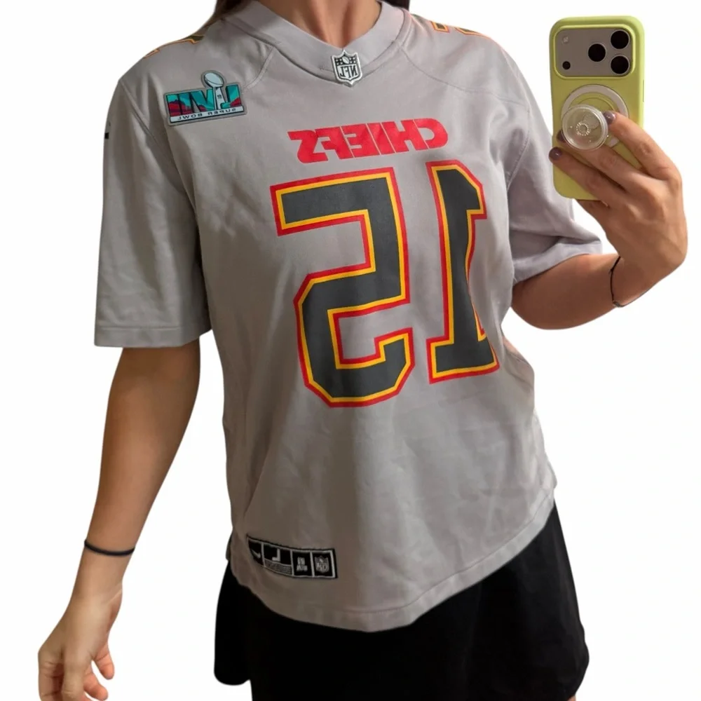 NFL Kids L Gray Chiefs Jersey | Patrick Mahomes‎ 15